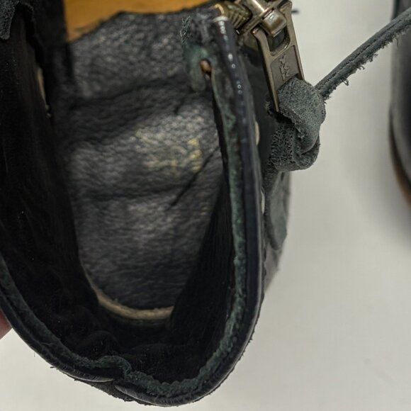 Vintage Shoe Co. women's western ankle boots 8 medium black studs leather - Picture 10 of 15